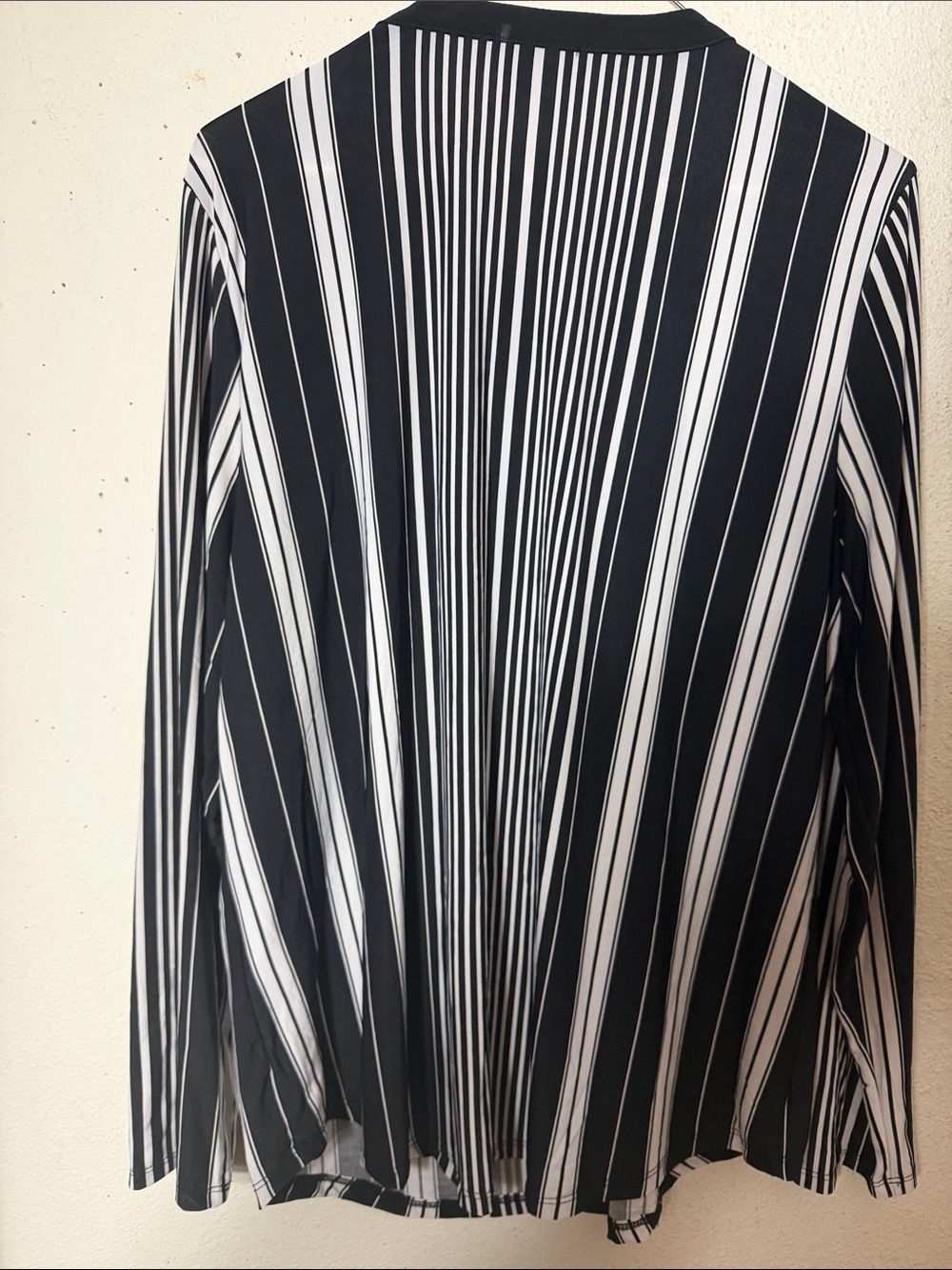 INC International Concepts  Black & White Striped Zip-Pocket Shirt NWT - Picture 4 of 5